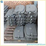 Positive Pressure Fire Viewing Door, Arc-shaped Square Furnace Door